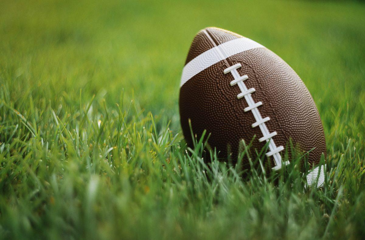 American Football in grass